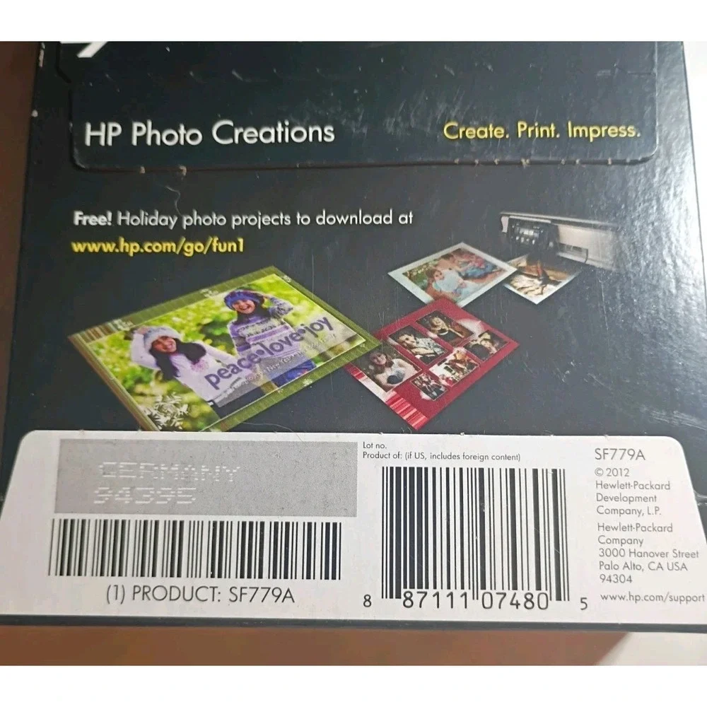 HP Advanced Photo Paper Glossy 4x6 125 Sheets Inkjet Printer SF779A